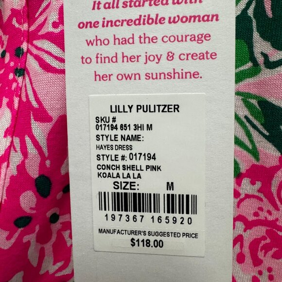 NWT Lilly Pulitzer Hayes Dress Size Medium - Picture 4 of 4